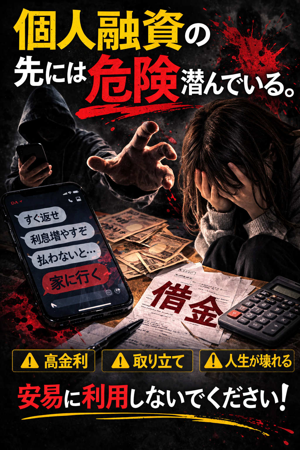 完全個人融資の先には危険潜んでいる。番号記載は特に極悪。についてのアイキャッチ画像