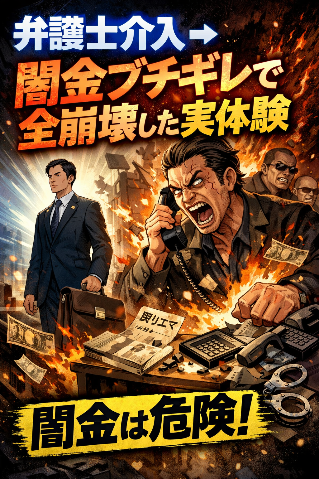 弁護士介入→闇金ブチギレで全崩壊した実体験。についてのアイキャッチ画像