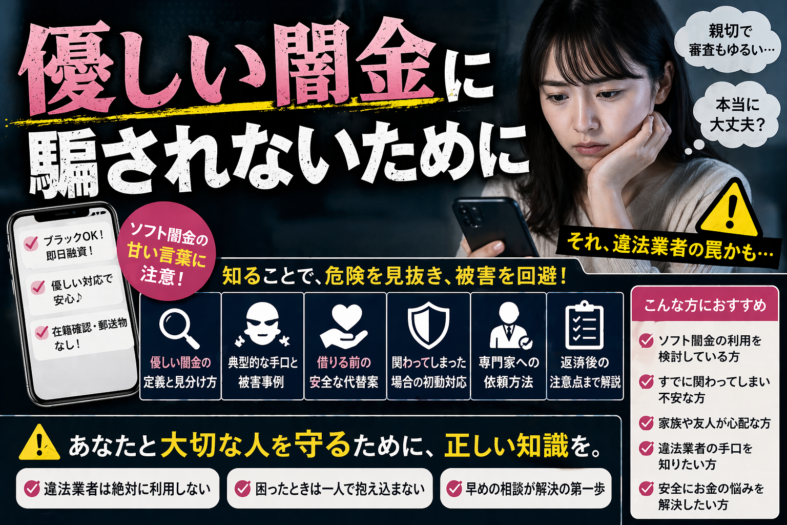 優しい闇金に騙されないために