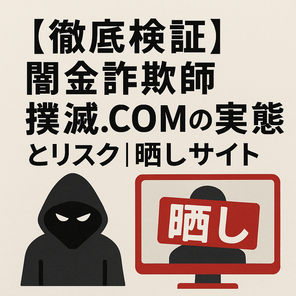 闇金詐欺師撲滅.comの実態とリスクについての記事のアイキャッチ画像